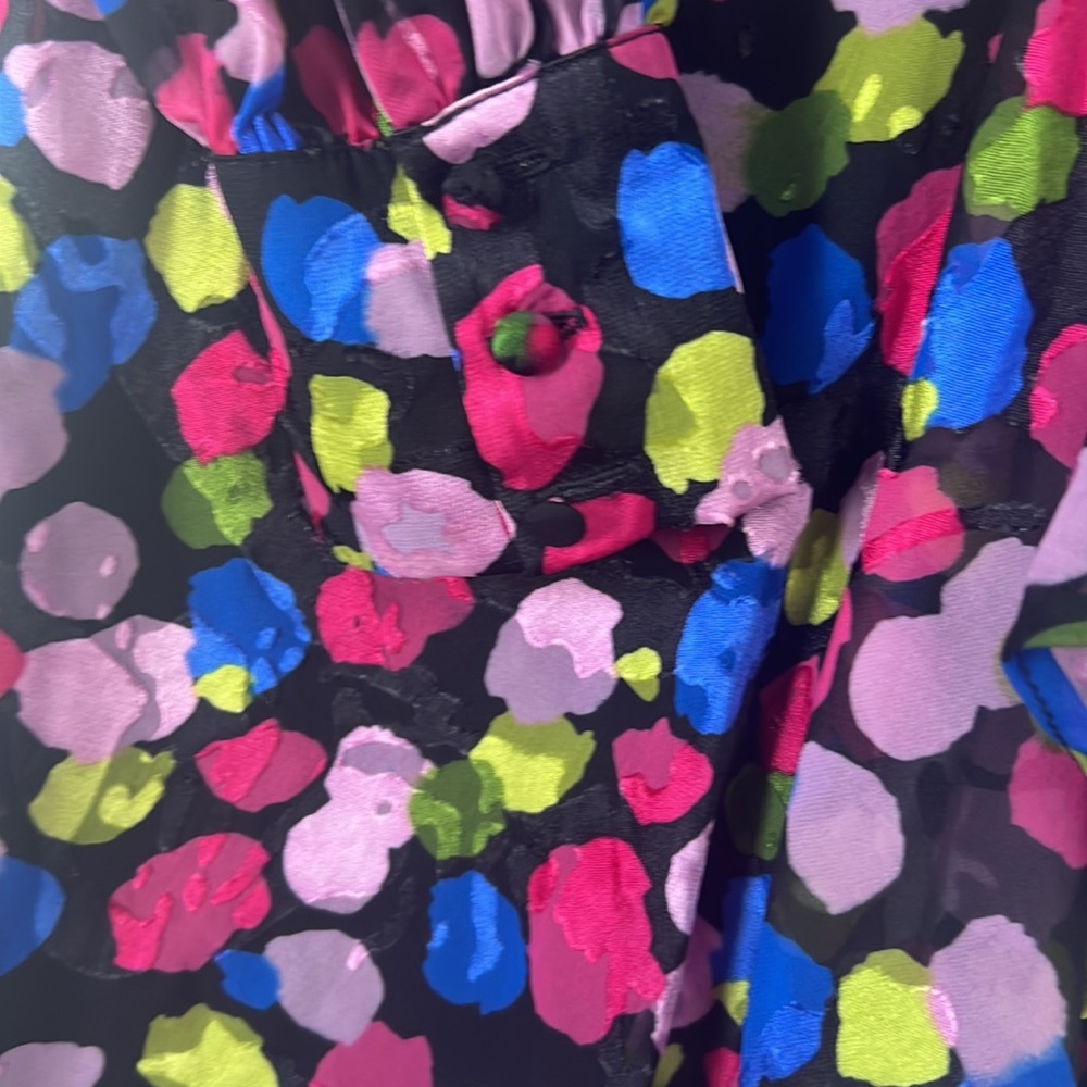 NBD Revolve Maxine Mini wrap Dress in Painted Dot - Picture 9 of 13